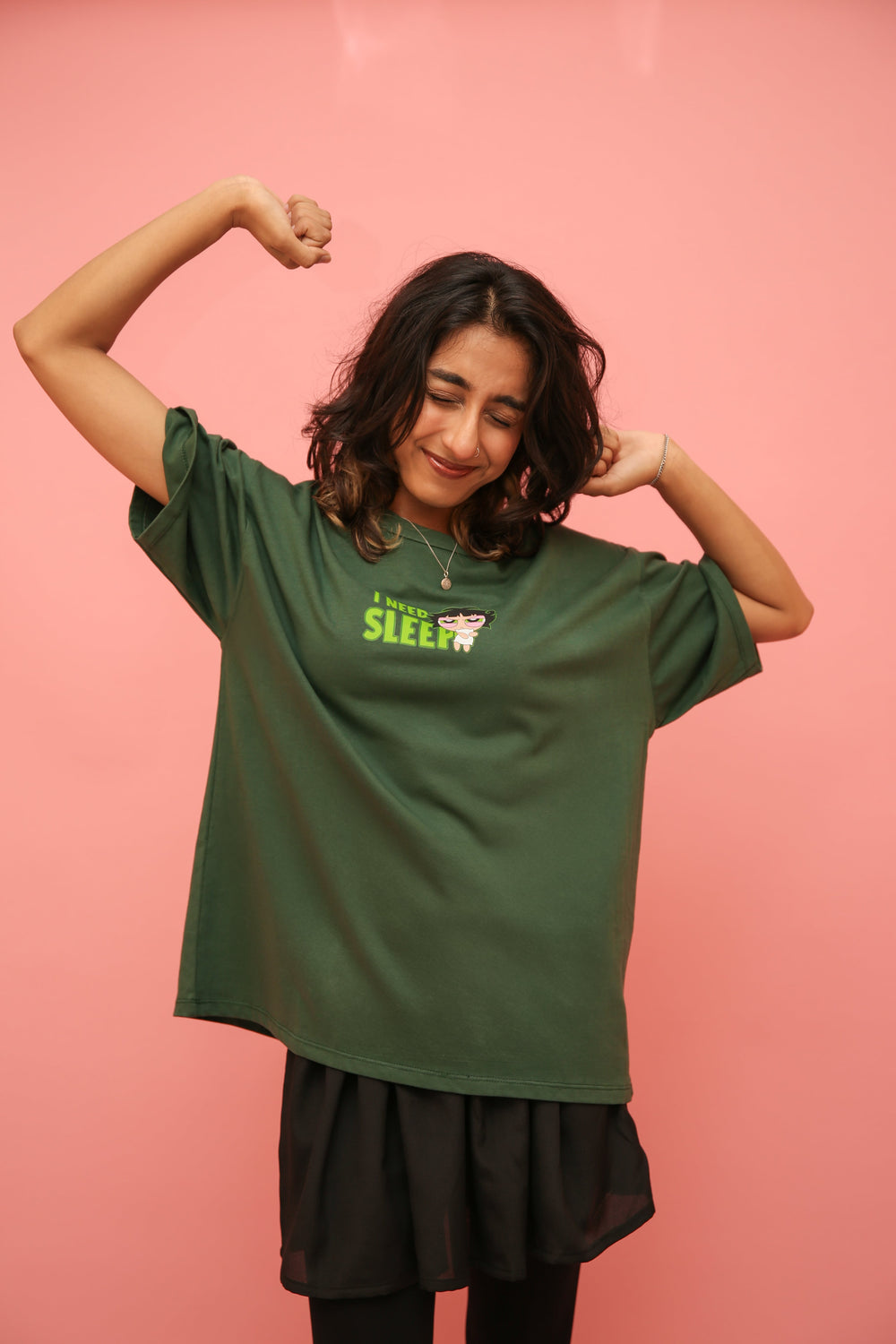 Buttercup “ I NEED SLEEP” Oversized Tee