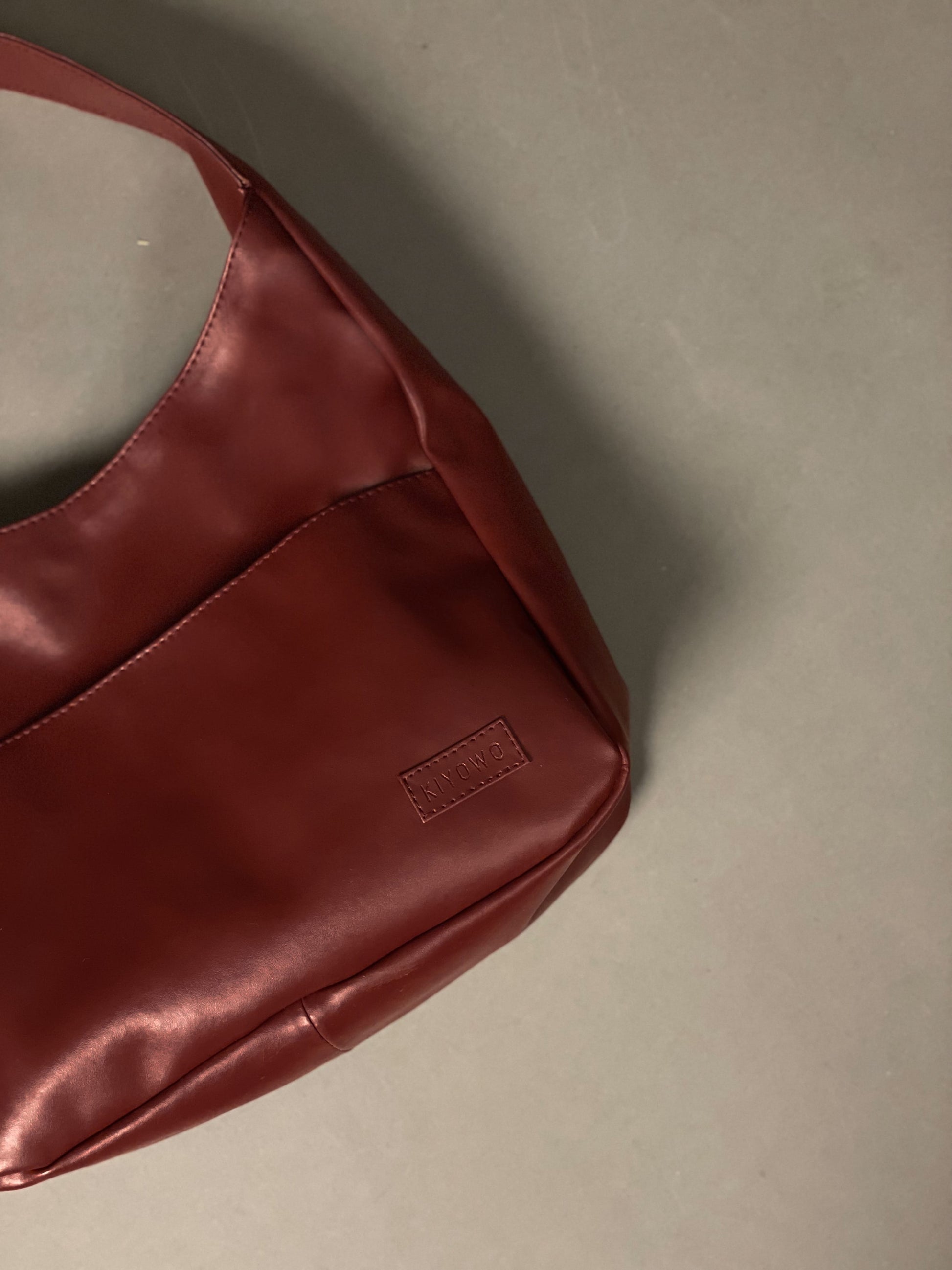 Cherry Cola Red Hobo Tote Bag