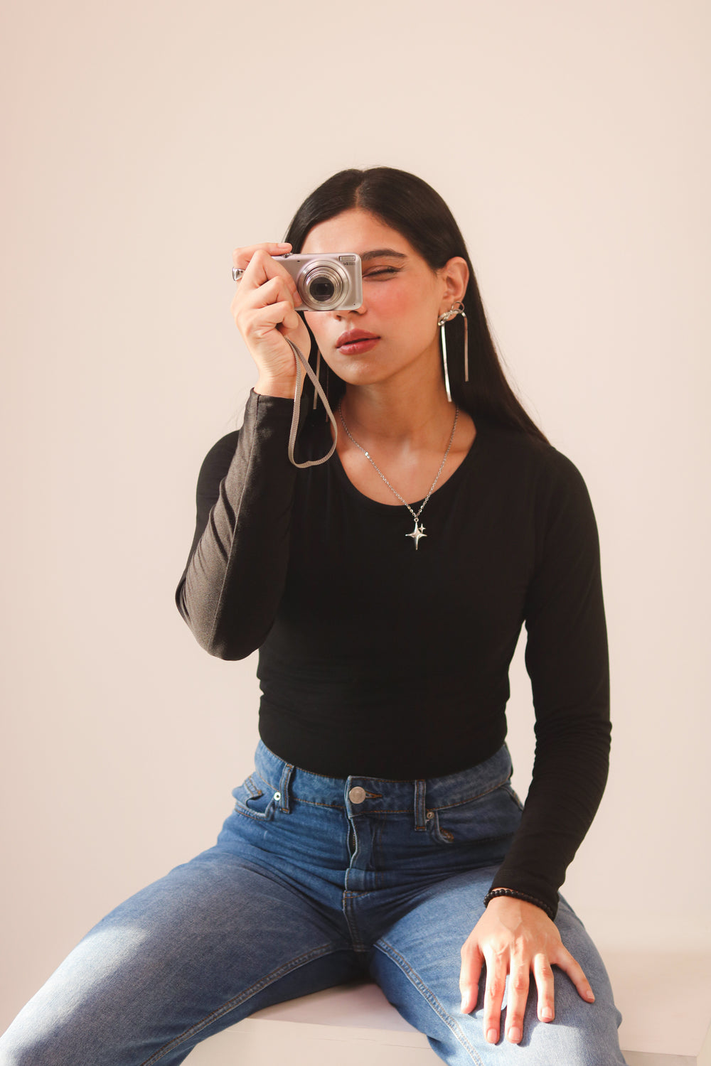 Black Basic Fitted Full Bodysuit