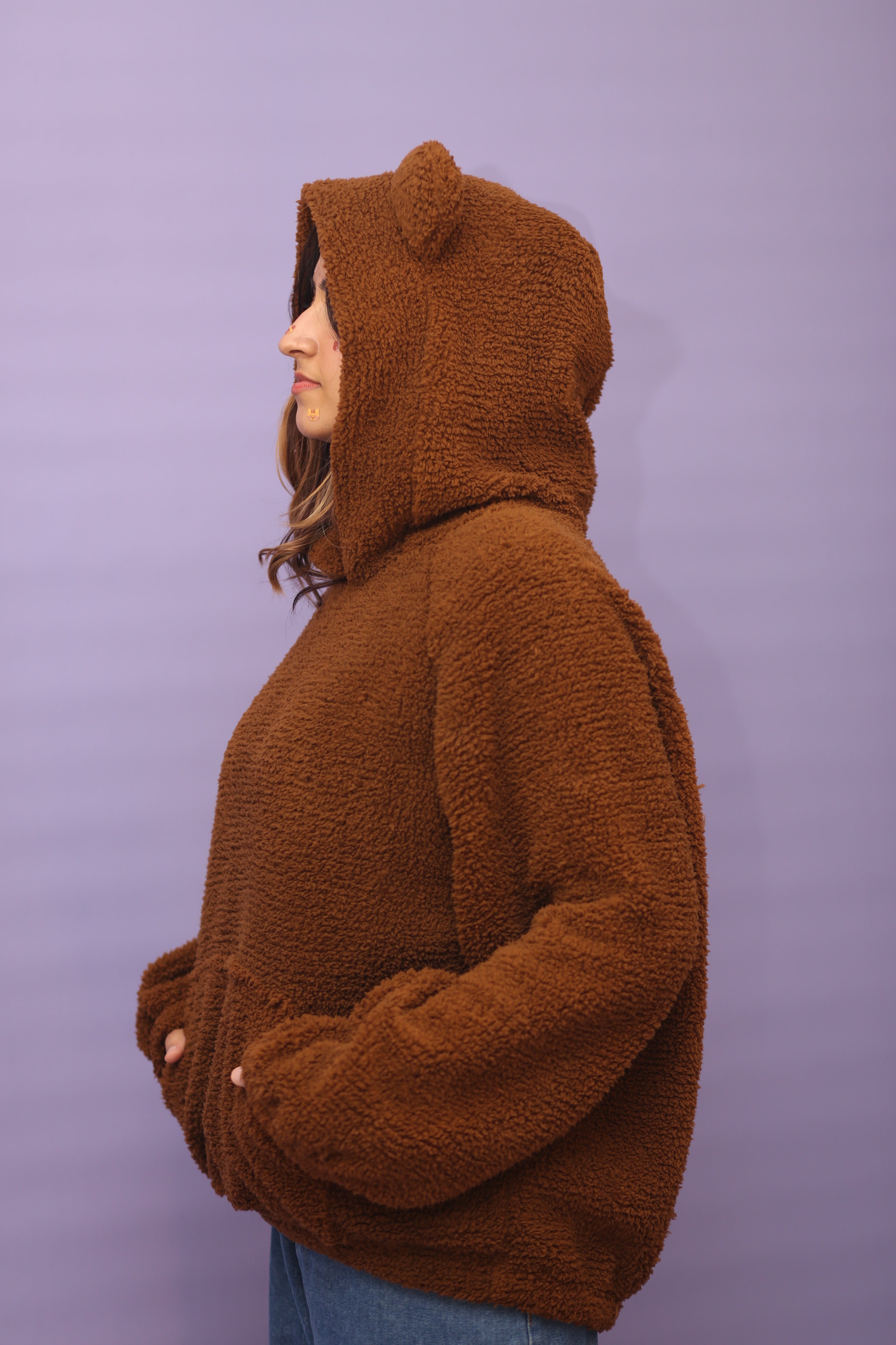 Super Oversized Teddy Bear Ear Hoodie