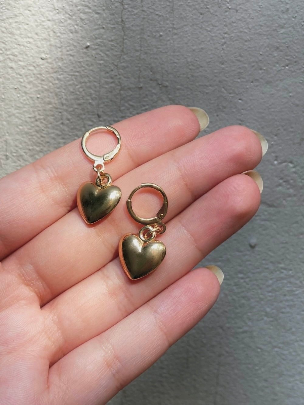 Heart Pendant and Earrings Set
