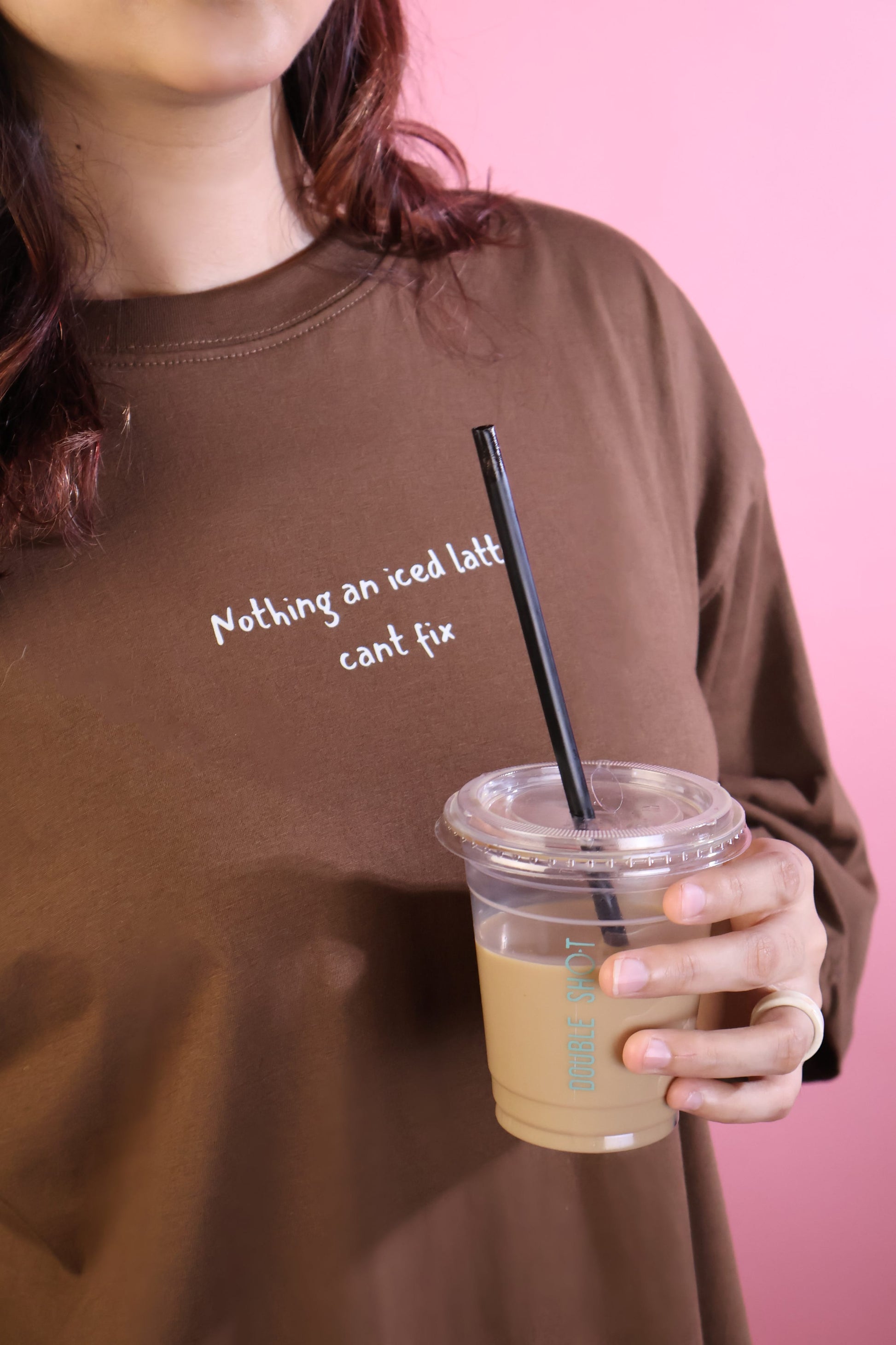 Oversized Iced Latte ModesTee