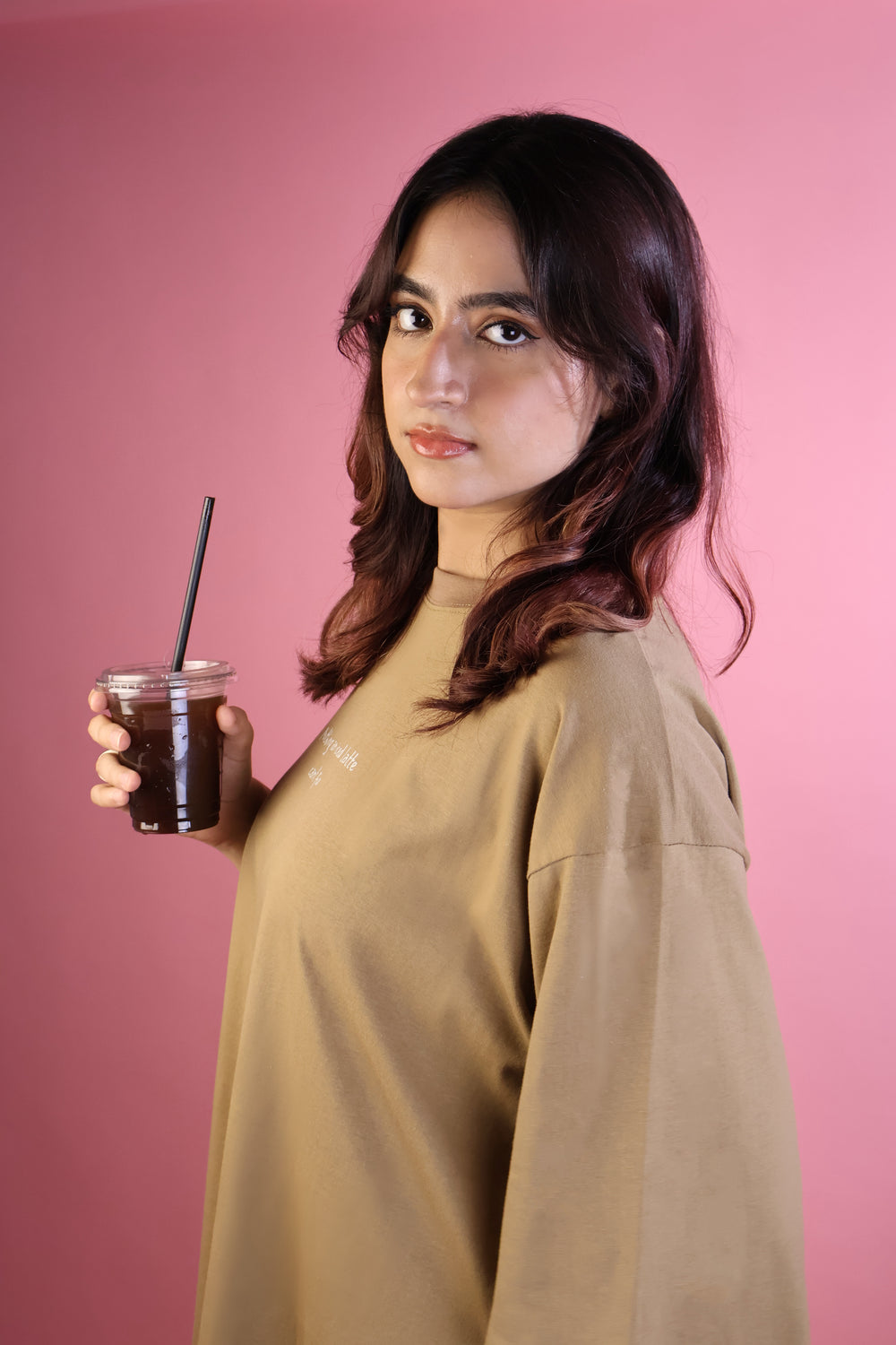 Oversized Iced Latte ModesTee