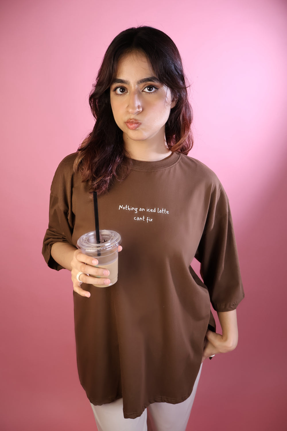 Oversized Iced Latte ModesTee