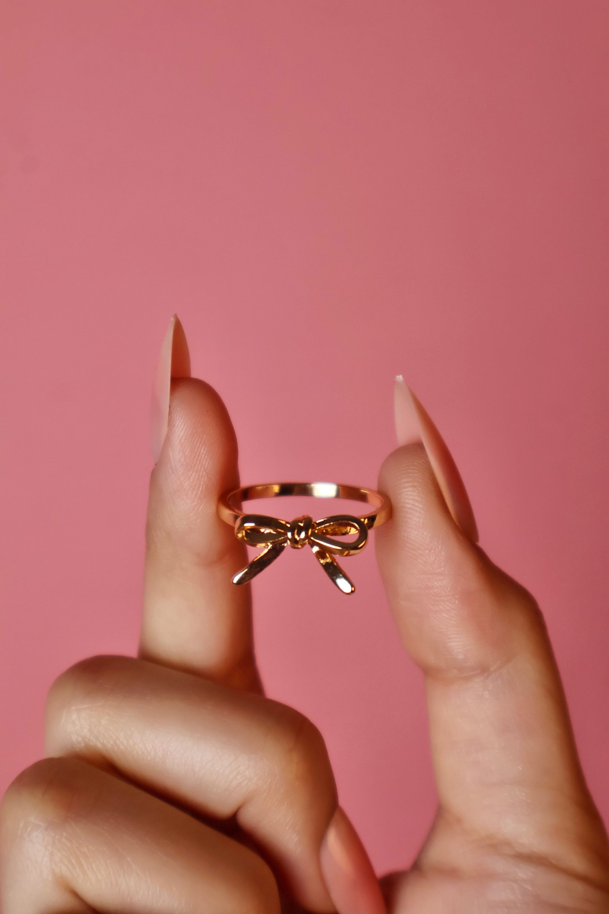 Bow-knot Golden Ring