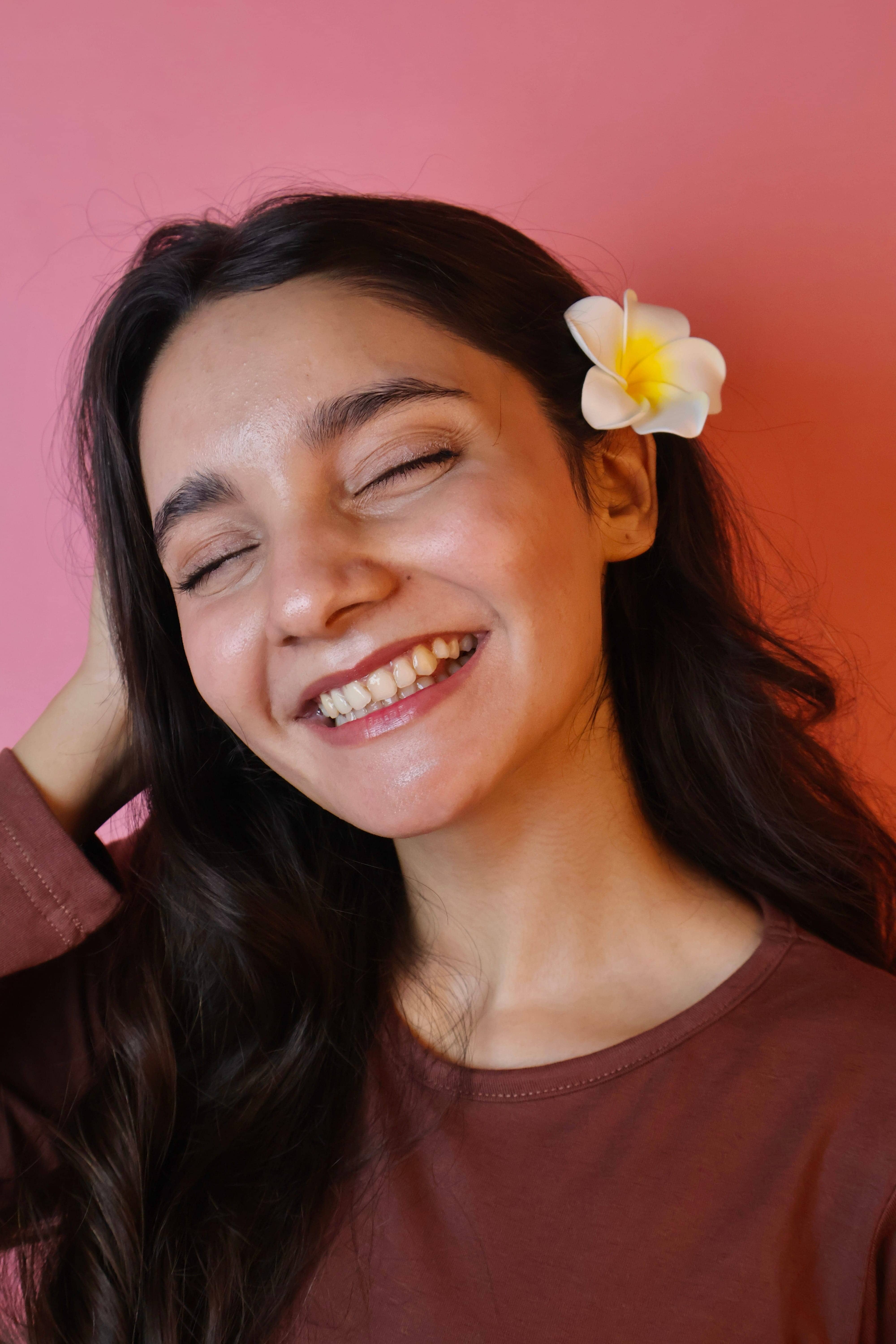 Artifical Plumeria Flower Clips
