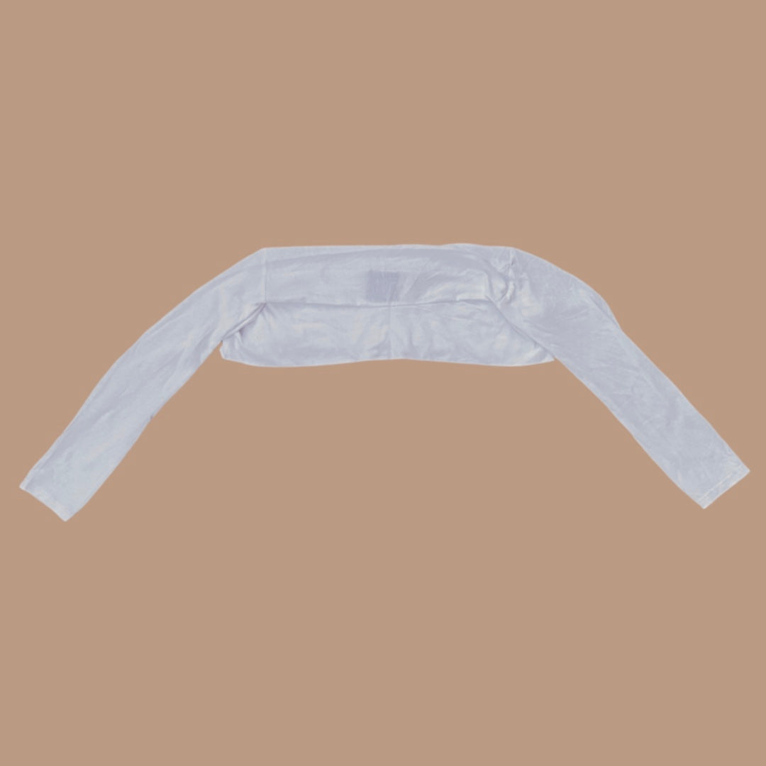 White Sleeves Extension Coverup