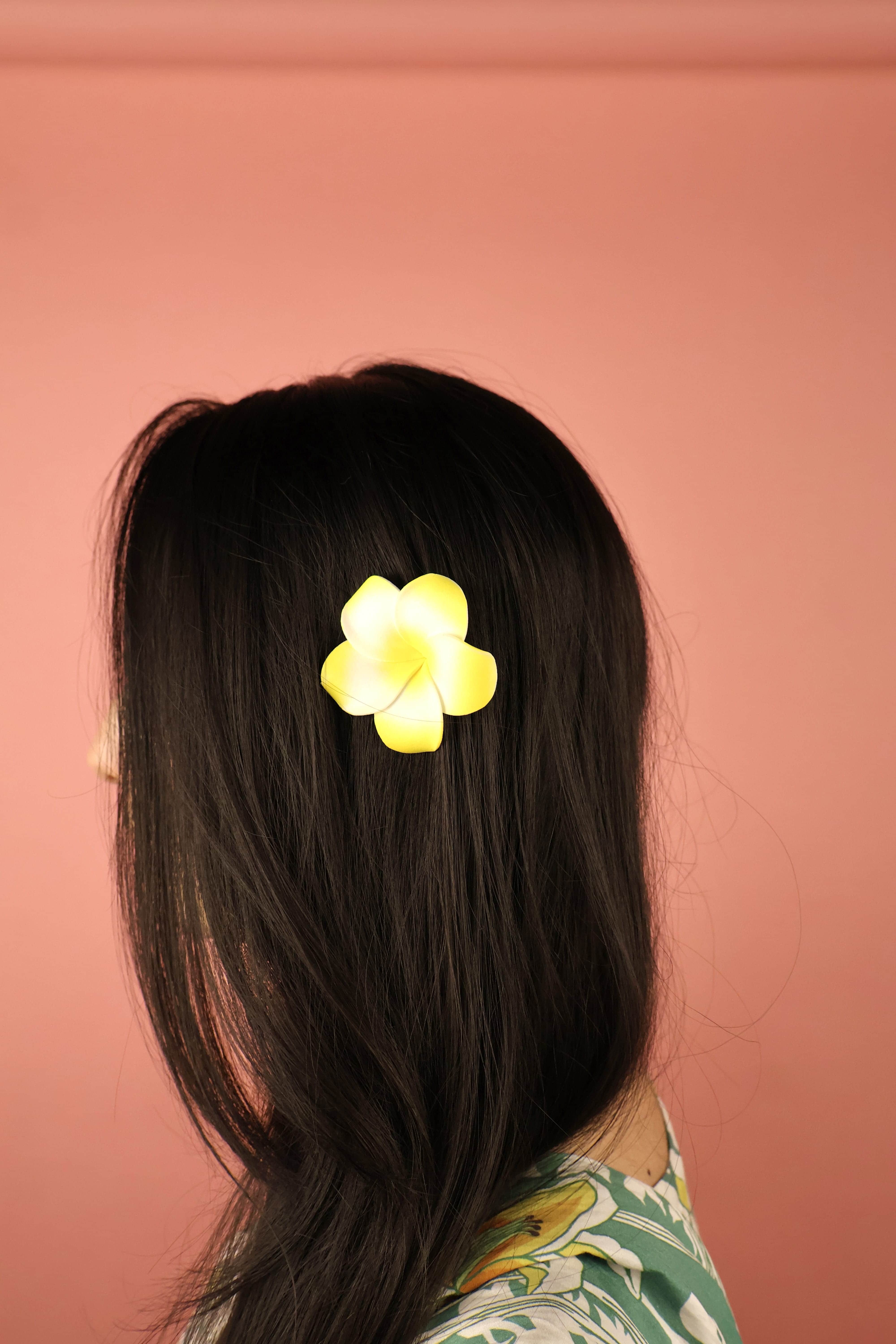 Artifical Plumeria Flower Clips