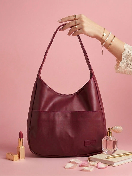 Cherry Cola Red Hobo Tote Bag