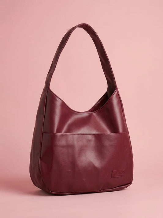 Cherry Cola Red Hobo Tote Bag