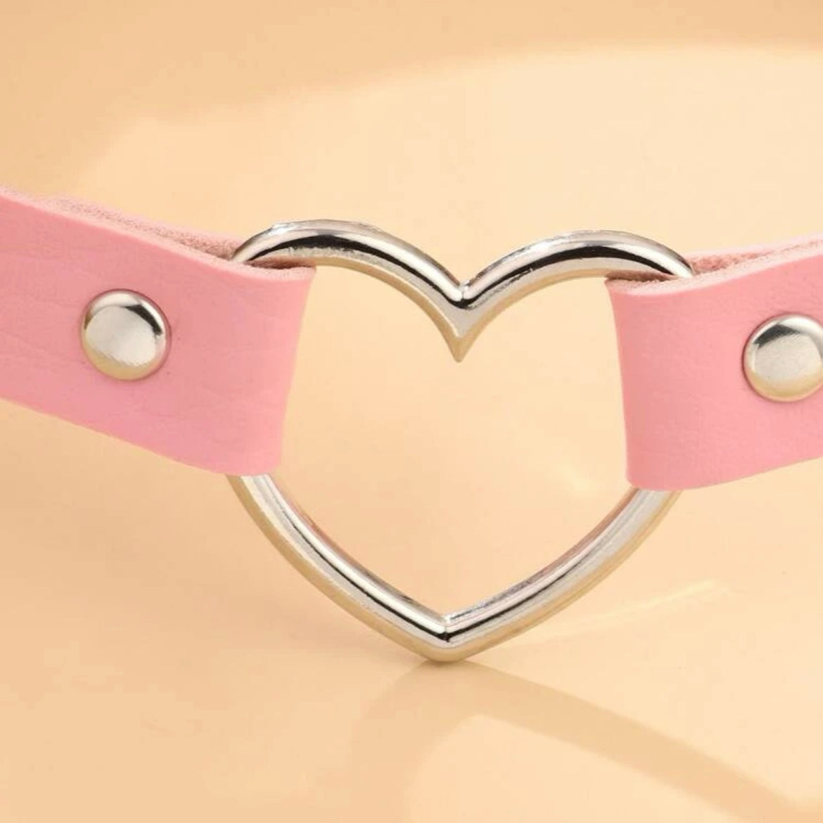 Adjustable E-Girl Heart Choker