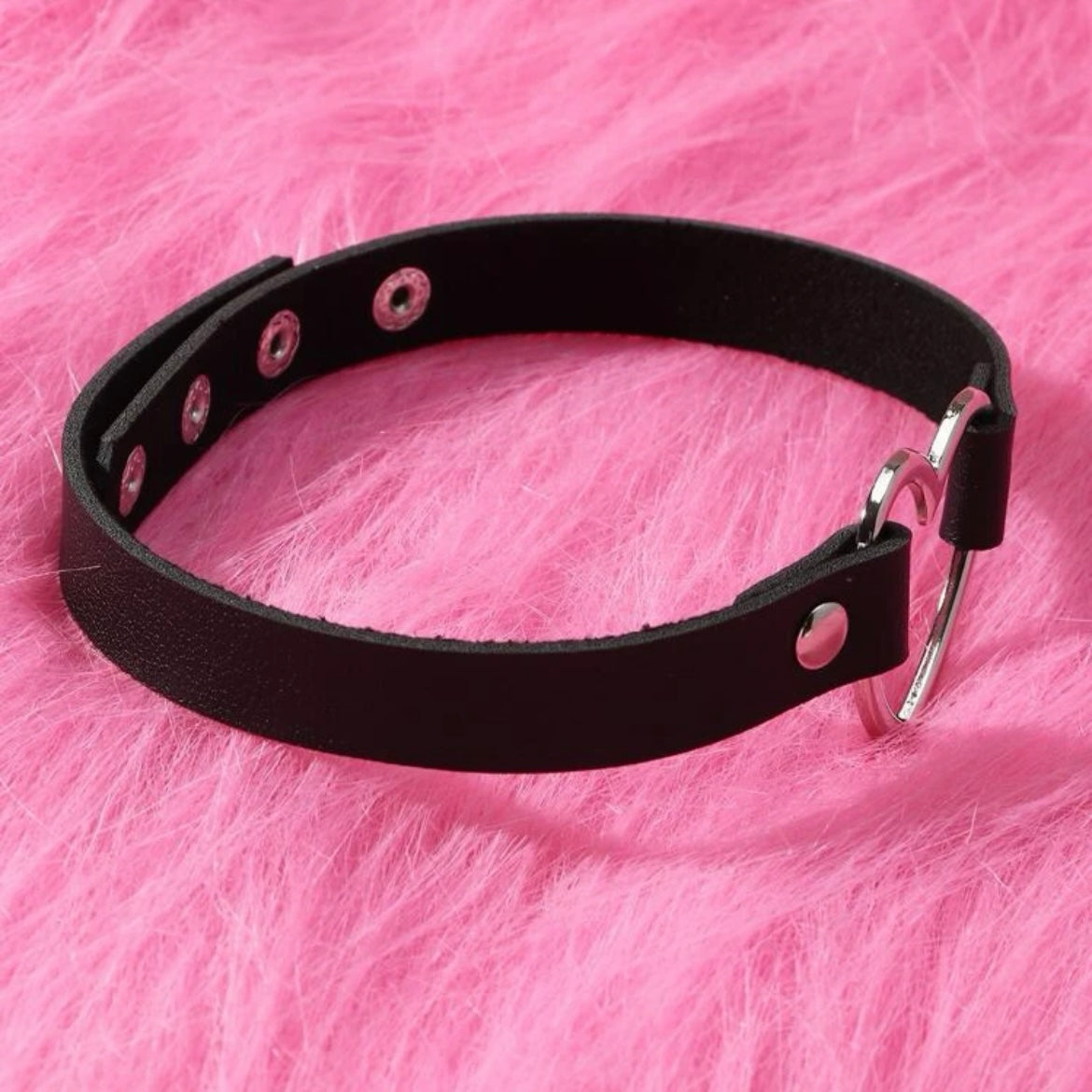 Adjustable E-Girl Heart Choker
