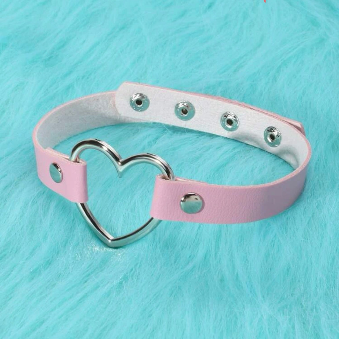 Adjustable E-Girl Heart Choker