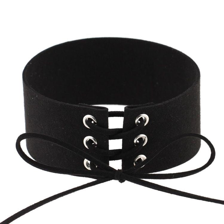 Lace-up Choker